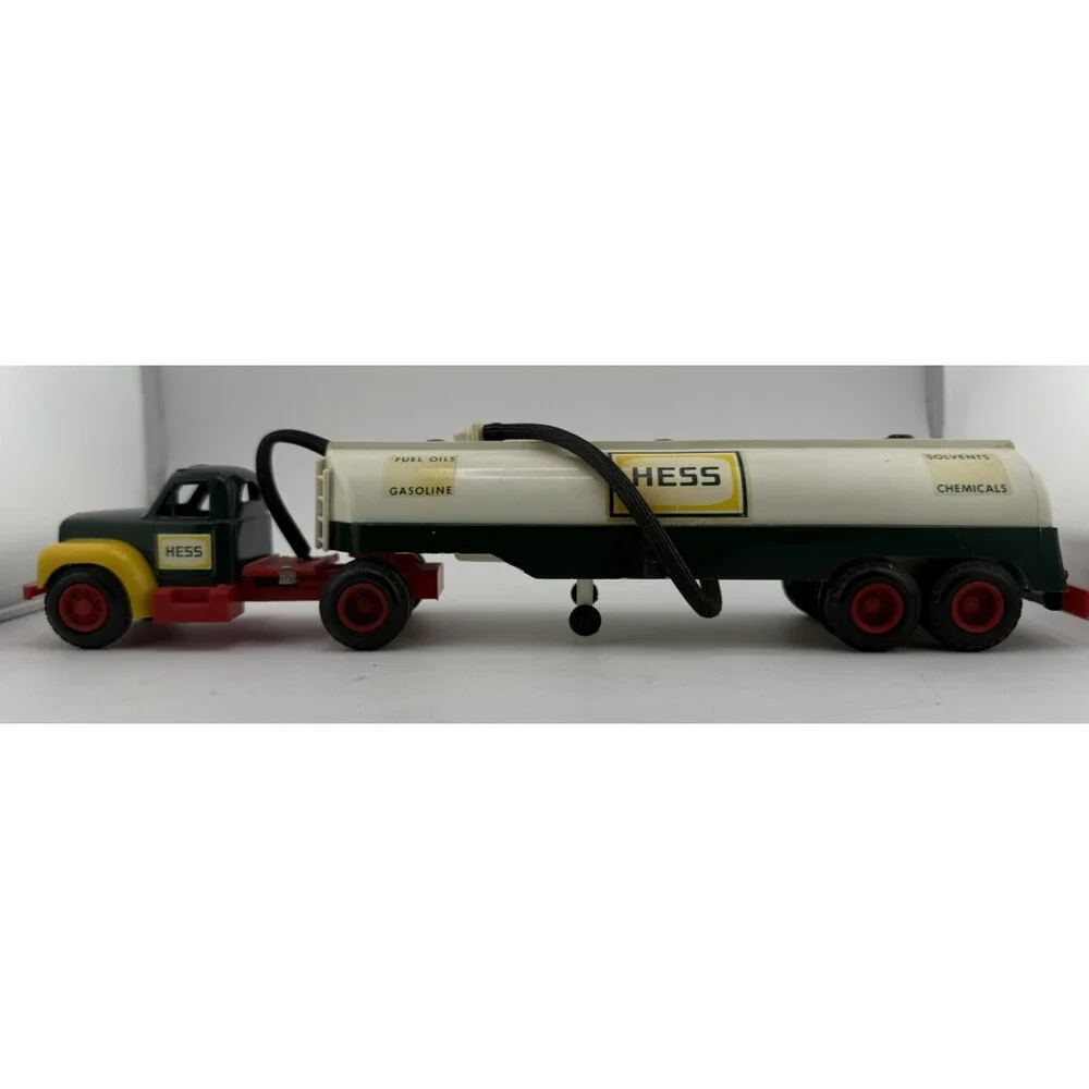 1964/65 Hess Tanker Truck,Complete in Box card, Funnel & Inserts Marx Toys